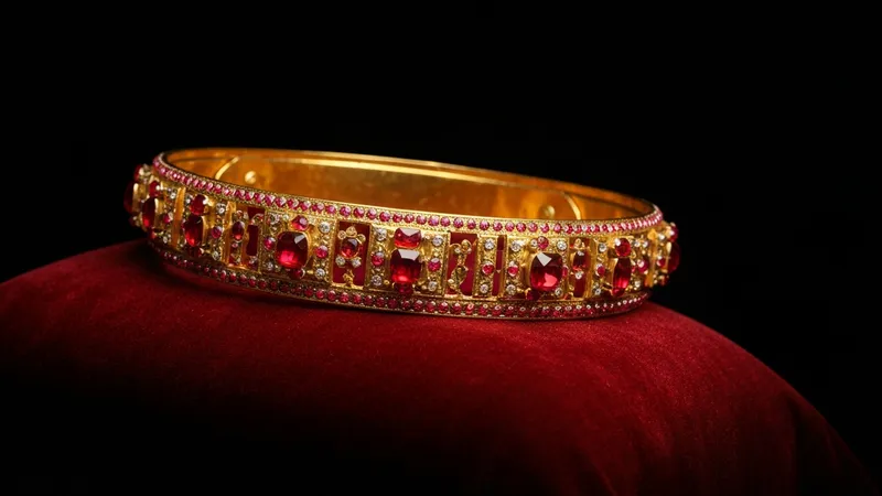 Le rubis comme symbole de pouvoir