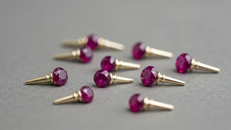 Les pendentifs modernes en rubis