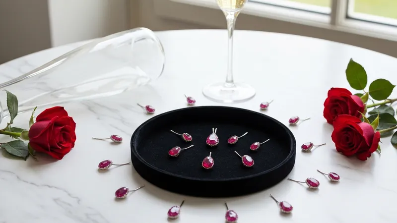 Pendentifs en rubis pour les occasions spéciales